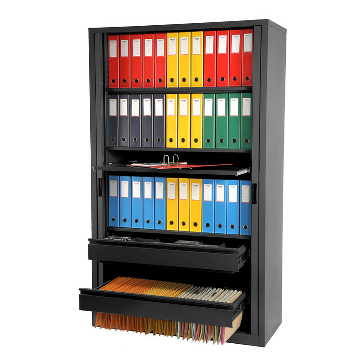 Steelco Tambour Door Cabinets